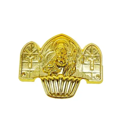 Christ design casket stationary handle 2221 detail view