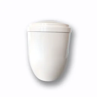 Biodegradable Urn In Plastic Material And White Color For Environment Friendly (ref BIO-URN)