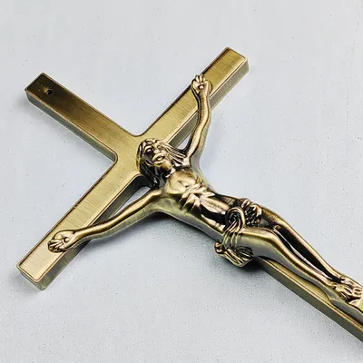Zamak Metal Funeral Casket Cross Supplier Funeral Accessories 8051 Christ Cruces Jesus Cross And Crucifix finish detail