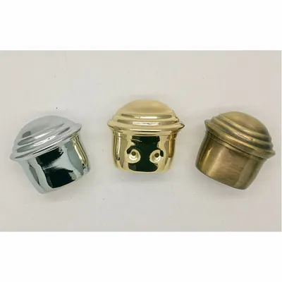 End Cap 8503 For Wooden Casket Fitting- Metal Tips of Casket Handle For Oval Bar detail view