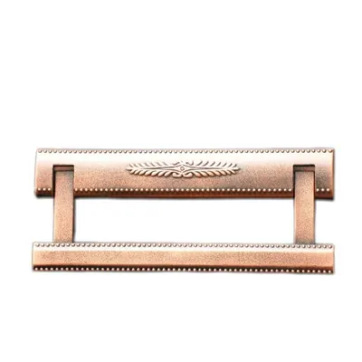 Traditional coffin handle 1019 with screw rod in antique copper color