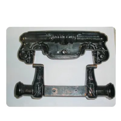 Wooden coffin and casket handle 1020 in Antique copper color side view