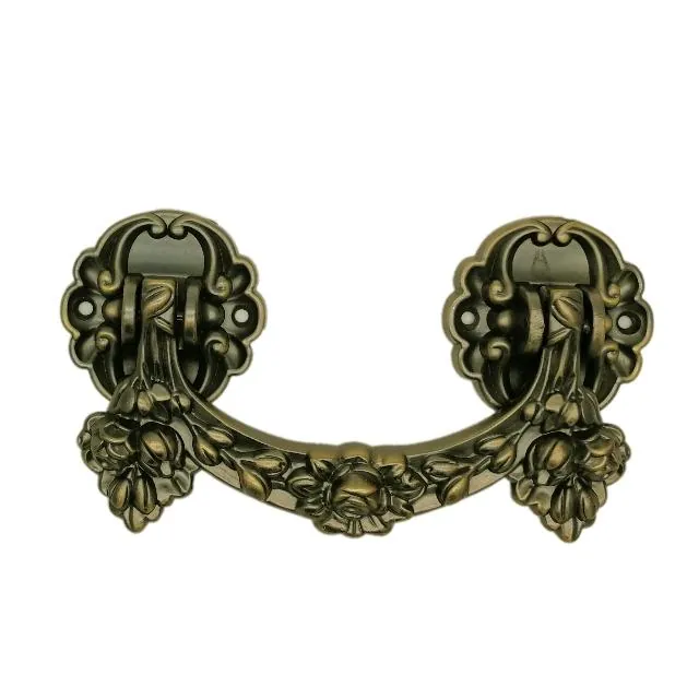 Luxury coffin and casket handle 1021 in Antique brass matte