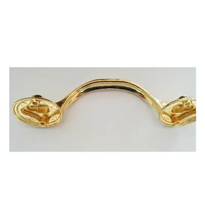 Italy coffin handle 1023 in gold plating side view