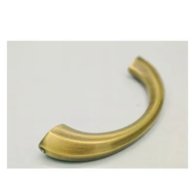 Zamak casket handle and fittings 1040 with screw rod and solid bar side view