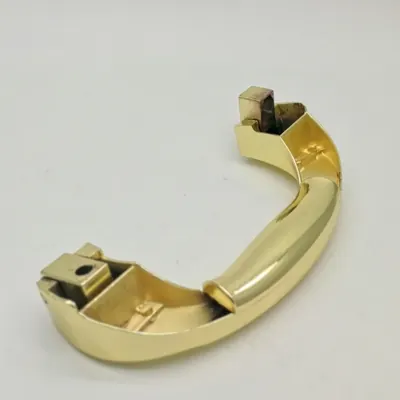 Funeral accessories 1045 casket handle and fittings in gold plated side view