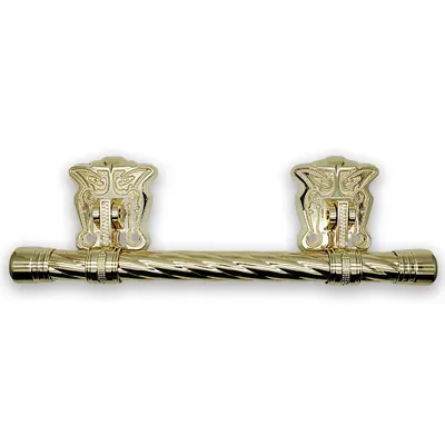 Funeral Coffin Handle with Twisted Steel Bar 1003-2 coffin fittings alternative view