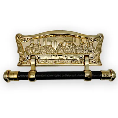 Funeral Coffin Handle 9532 ABS Plastic Panel With Steel Bar in Various Color finish detail