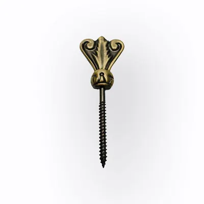 Coffin Screw 8052 in Antique Brass Color And Closure Fittings For the Coffin And Casket Lid detail view