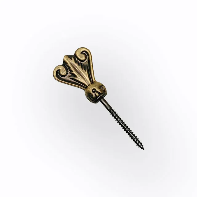Coffin Screw 8052 in Antique Brass Color And Closure Fittings For the Coffin And Casket Lid