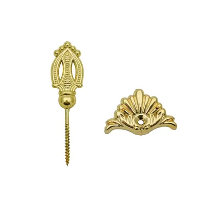 Flower washer for coffin screw 6116 coffin lid decoration side view