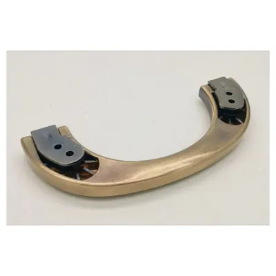 Environment friendly ABS new plastic coffin handle 9528 with Antique brass finish and Lift weight more than 80kg per piece detail view
