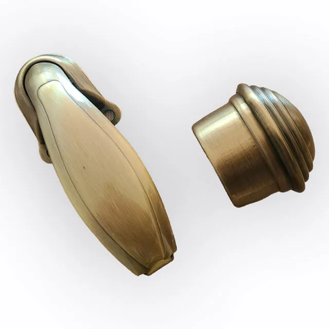 Casket Arm 8501 For Funeral Casket Handle Swing Oval Shape Bar In Antique Brass Color