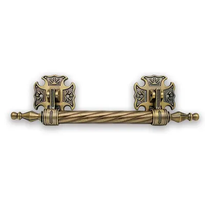 Metal Coffin Handle 1004 in different size and gold or antique brass plating detail view