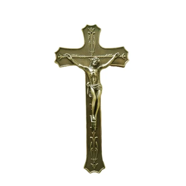 Crucifix and cross for coffin and casket 8007