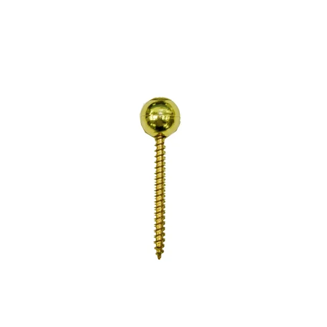 Plastic ball with screw 6105 coffin lid screw and decoration
