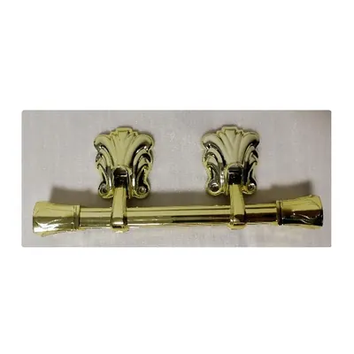 Plastic coffin handle set 9005 in ABS material and gold color (ref 9005 Set) detail view