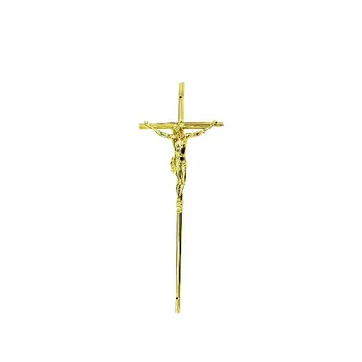 Plastic Jesus with cross 6004, casket decoration