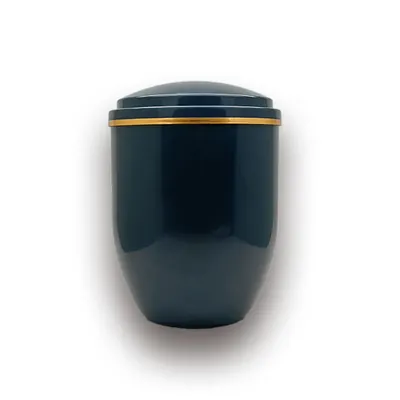 ABS Plastic Material Funeral Ash Urn For Cremation to Human Ash Container in Dark Blue Color (ref PA001-2)